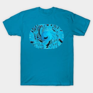 Bird in water, psychedelic artwork T-Shirt
